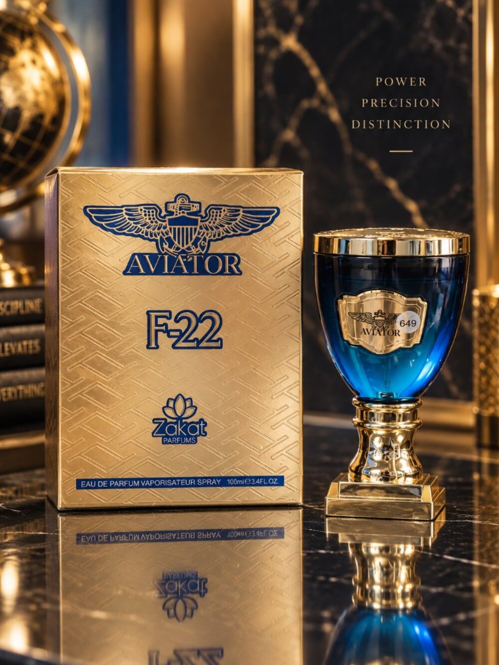 Aviator F-22 By Zakat EDP For Men 100ML 3.4 Fl,OZ